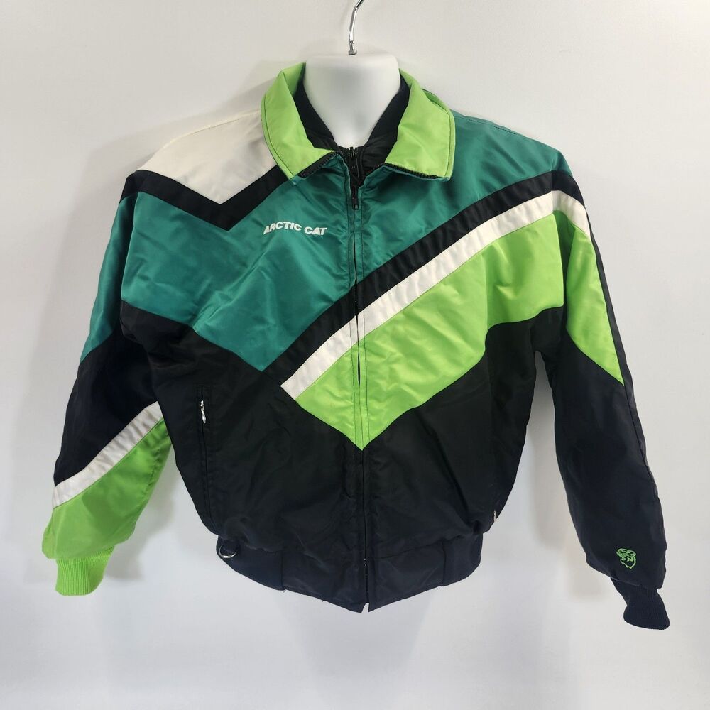 Arctic Cat Coat Jacket Womens M Team Arcticwear Racing Snowmobile 90s Thinsulate